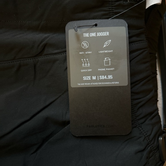 Medium black fabletics sweatpants - Picture 3 of 3